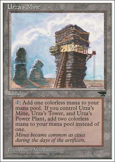 Magic the Gathering: Chronicles (Base Set) card 114-D Urza's Mine