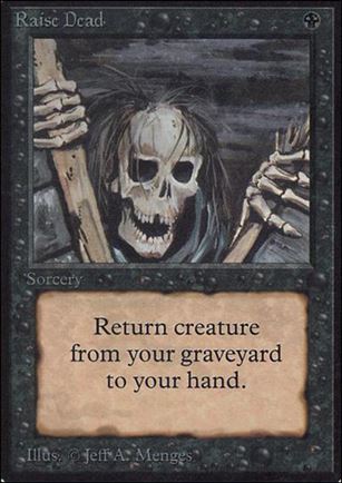 Magic the Gathering: Limited Edition Alpha (Base Set) card 122 Raise Dead