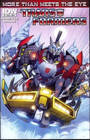 Transformers: More Than Meets the Eye (2012) issue 4 Alex Milne Cover