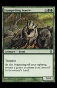 Magic the Gathering: Saviors of Kamigawa (Base Set) card 150 Stampeding Serow