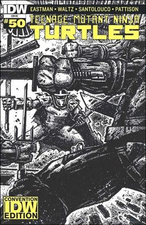 Teenage Mutant Ninja Turtles (2011) issue 50-N Kevin Eastman Sketch Wraparound Convention Cover