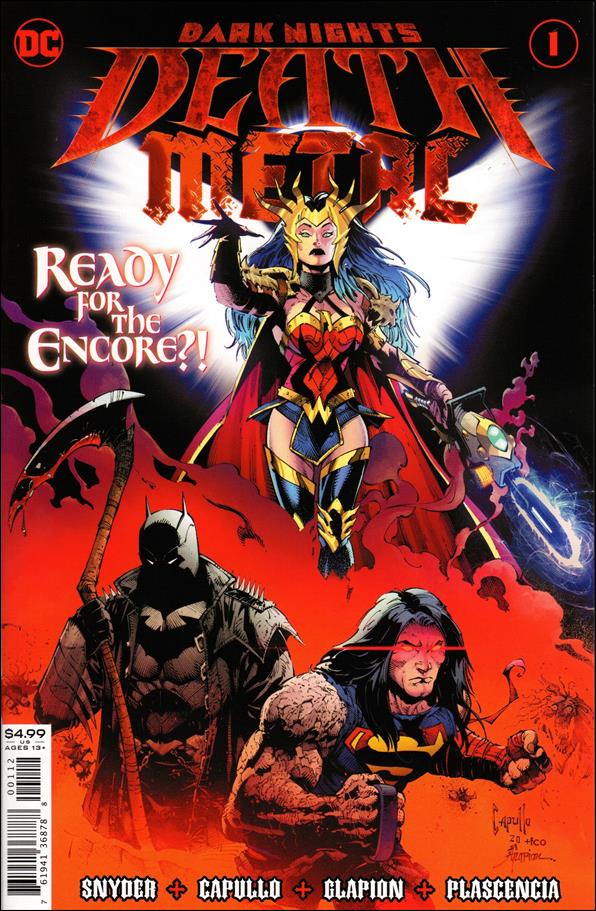 Dark Nights: Death Metal issue 1-O Greg Capullo Red Cover (2nd Printing)