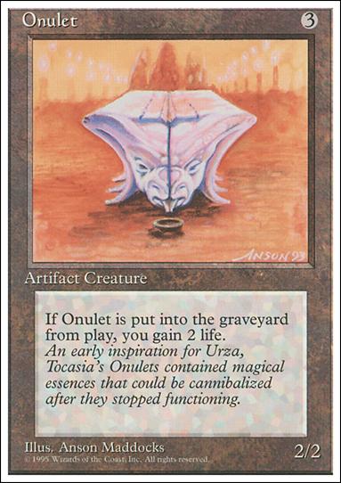 Magic the Gathering: 4th Edition (Base Set) card 340 Onulet