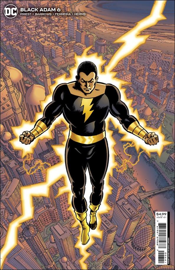 Black Adam issue 6-C David Lapham Cardstock Cover