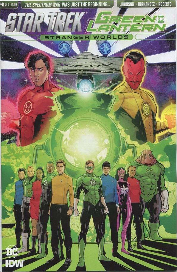 Star Trek/Green Lantern (2016) issue 6 Angel Hernandez Cover
