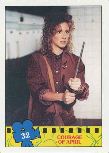 Teenage Mutant Ninja Turtles Movie (Base Set) card 32 Courage of April