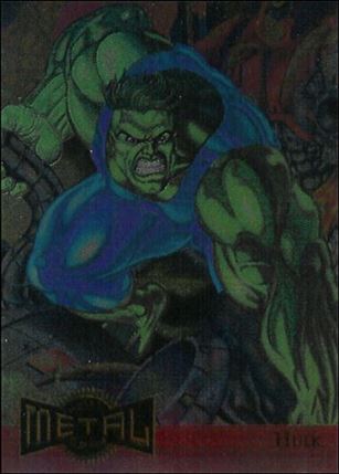 Marvel Metal (Metal Blasters Subset) card 5 Hulk