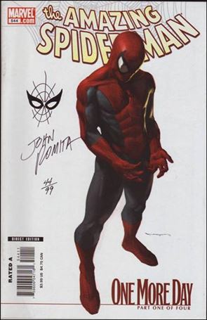 Amazing Spider-Man (1963) issue 544-E DF (Signed and Remarked by John Romita) 1/99