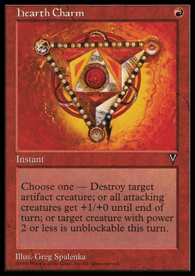 Magic the Gathering: Visions (Base Set) card 82 Hearth Charm