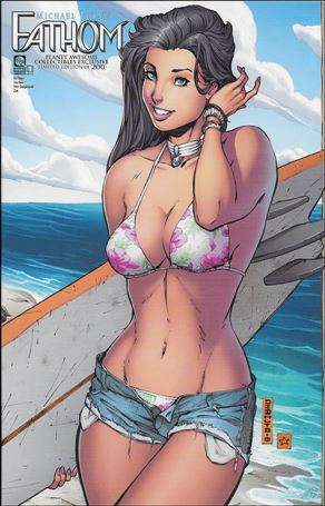 Michael Turner's Fathom (2018) issue 1-J Mike DeBalfo Planet Awesome Color Cover 1/200