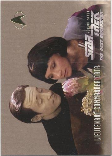 Star Trek: The Next Generation - The Episode Collection Season Seven (Base Set) card 733 Lieutenant Commander Data