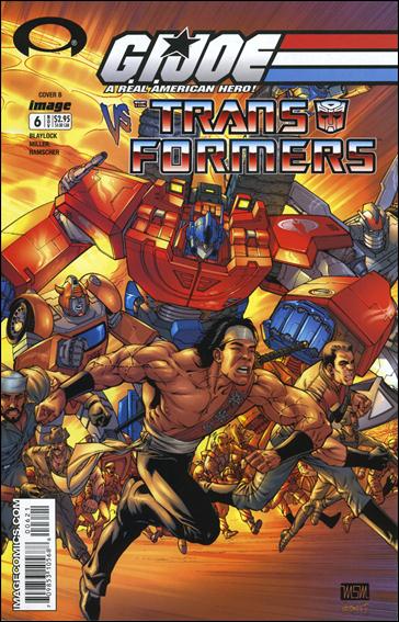 G.I. Joe vs the Transformers (2003) issue 6-B Mike S. Miller Cover