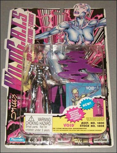 Jim Lee's WildC.A.T.s figure 1808 Void (The Living Metallized Supercomputer)