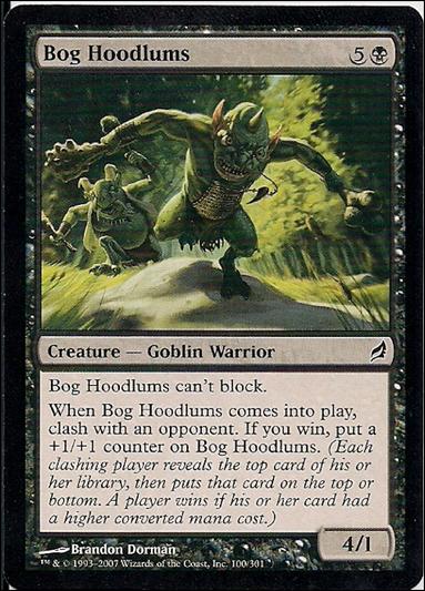 Magic the Gathering: Lorwyn (Base Set) card 100 Bog Hoodlums