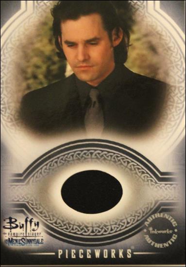 Buffy the Vampire Slayer: Men of Sunnydale (Pieceworks Subset) card PW1 Suit Jacket Worn By Nicholas Brendon As Xander