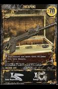 Resident Evil: Alliance (Base Set) card WE-023 Signature Special (Machine Gun)