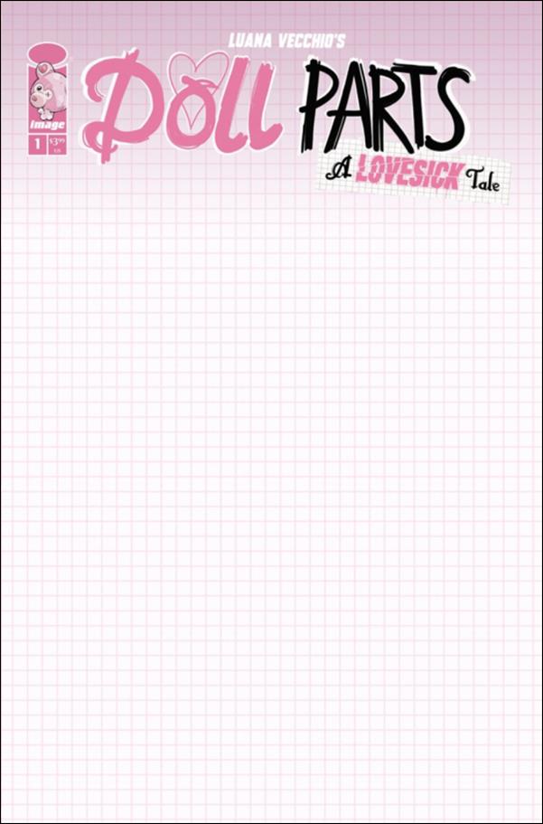 Doll Parts: A Lovesick Tale issue 1-G Blank Sketch Cover