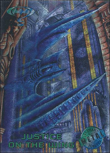 Batman Forever Metal (Base Set) card 9 Justice on the Wing