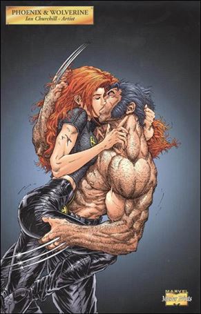 Marvel Master Prints: Series 1 (Base Set) card nn-12 Phoenix & Wolverine
