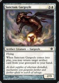 Magic the Gathering: Shards of Alara (Base Set) card 24 Sanctum Gargoyle