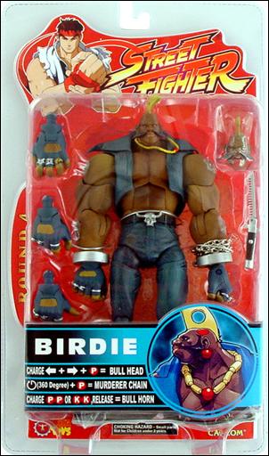 Street Fighter (Round 4) figure 2 Birdie (Silver Wrist and Yellow Mohawk)