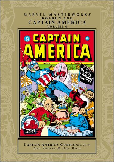 Marvel Masterworks: Golden Age Captain America issue 6 Gold Dust Jacket