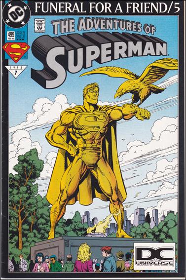 Adventures of Superman (1987) issue 499-C DC Universe UPC (3rd Printing)