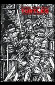 Teenage Mutant Ninja Turtles: The Ultimate Collection issue 5-B Black and White Cover 1/200