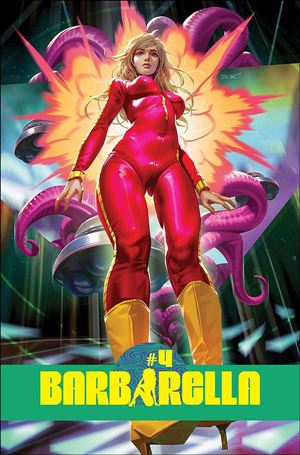 Barbarella (2021) issue 4-B Derrick Chew Cover