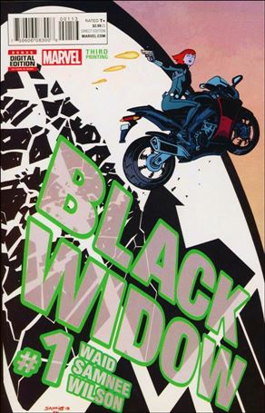 Black Widow (2016) issue 1-J Chris Samnee Cover (Third Printing)