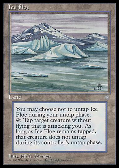 Magic the Gathering: Ice Age (Base Set) card 355 Ice Floe