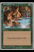 Magic the Gathering: 5th Edition (Base Set) card 328 Stream of Life