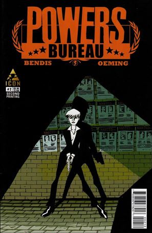 Powers: The Bureau issue 2-B Red Logo Cover (2nd Printing)
