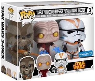 POP! Star Wars Multi-Packs figure nn7 Tarfful / Unhooded Emperor / Utapau Clone Trooper