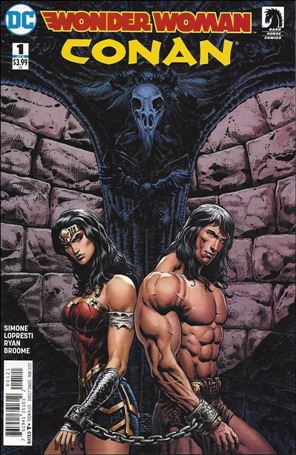 Wonder Woman/Conan issue 1-B Liam Sharp Cover