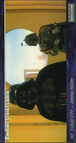 Star Wars Widevision Pepsi MailAway (Promo) card 95 Int. Cloud City - Dining Room