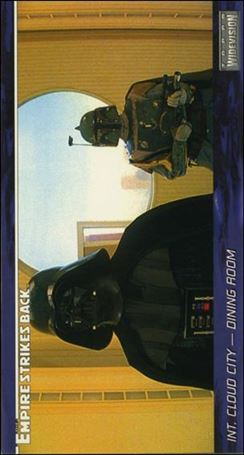 Star Wars Widevision Pepsi MailAway (Promo) card 95 Int. Cloud City - Dining Room