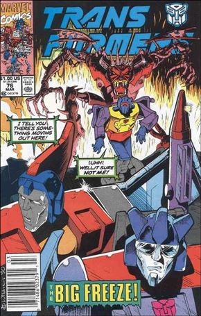 Transformers (1984) issue 76-B Newsstand Cover