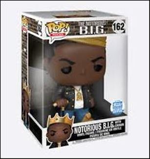 Pop! Rocks figure 162 Notorious B.I.G. with crown  (10 inch)