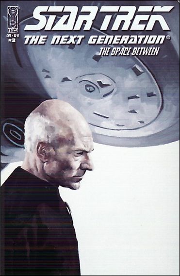 Star Trek: The Next Generation: The Space Between issue 2-D Jeremy Geddes White Cover