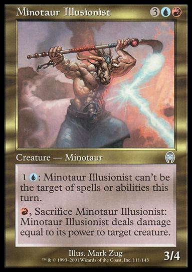 Magic the Gathering: Apocalypse (Base Set) card 111 Minotaur Illusionist