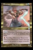 Magic the Gathering: Apocalypse (Base Set) card 111 Minotaur Illusionist