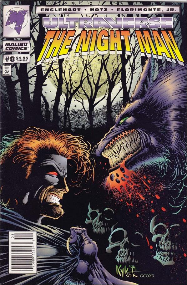 Night Man (1993) issue 8-B Newsstand Cover