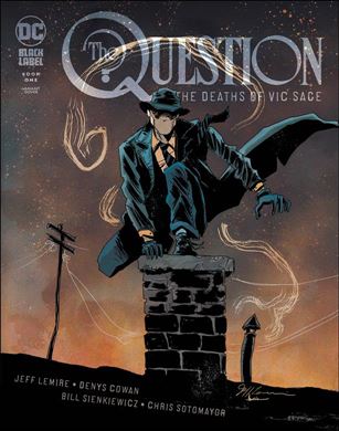 Question: The Deaths of Vic Sage issue 1-B Jeff Lemire Cover