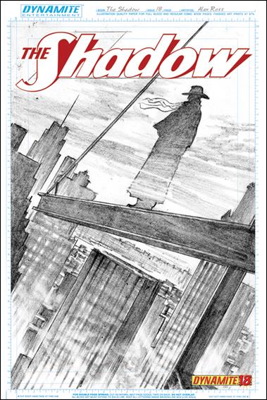 Shadow (2012) issue 18-E Alex Ross 1:15 Sketch Cover