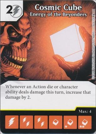 Marvel Dice Masters Guardians of the Galaxy  card 86 Cosmic Cube: Energy of the Beyonders