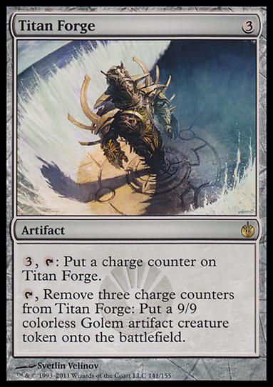 Magic the Gathering: Mirrodin Besieged (Base Set) card 141 Titan Forge