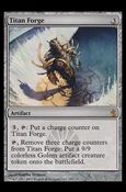 Magic the Gathering: Mirrodin Besieged (Base Set) card 141 Titan Forge