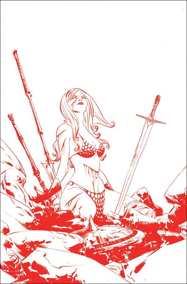 Red Sonja (2019) issue 24-Q Jae Lee 1:35 Red Line Art Virgin Cover