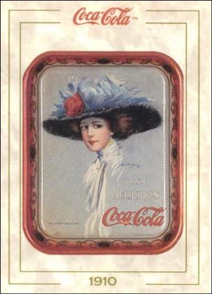 Coca-Cola Collection Series 1 (Base Set) card 16 Serving Tray (1910)
